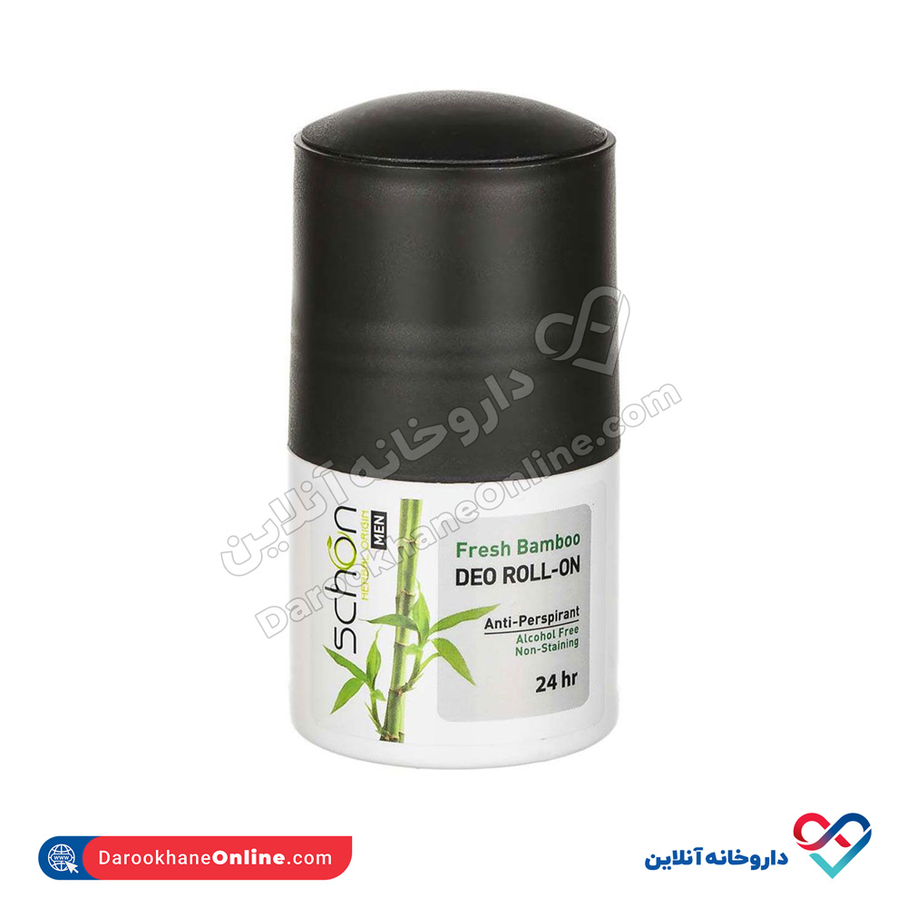 schon-fresh-bamboo-deo-roll-on-for-men.jpg مام رول مردانه فرش بامبو شون 60 میل - Image 1