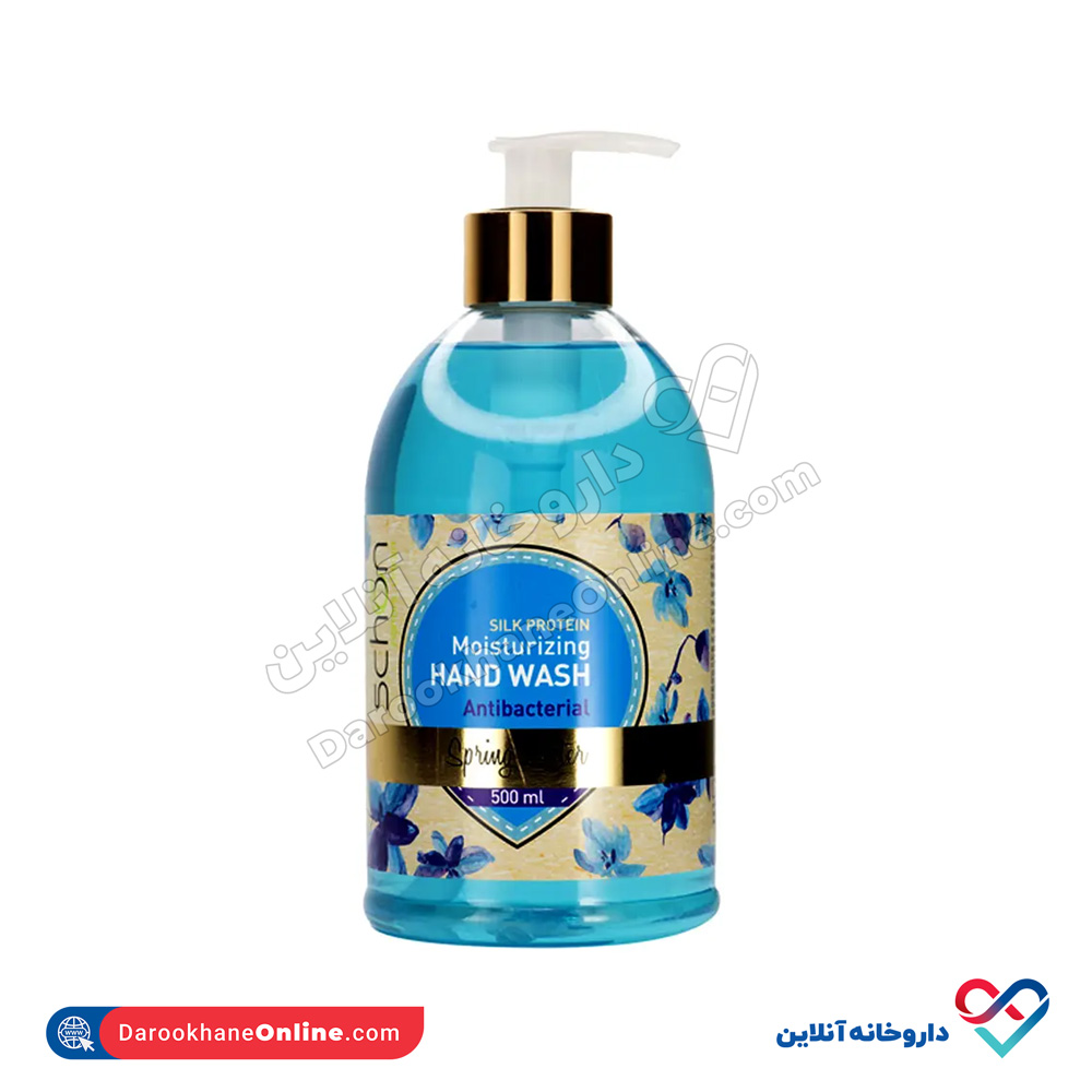 schon-spring-water-hand-wash.jpg مایع دستشویی شفاف اسپرینگ واتر شون 500 میل - Image 1