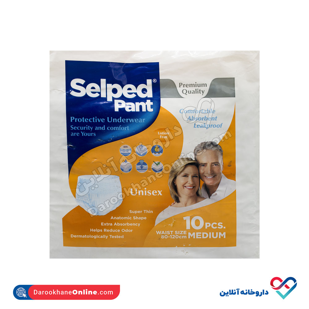 piaper-shorts-selped-10-pcs.jpg پوشک بزرگسال شورتی سل پد پنت 10 عدد - Image 1