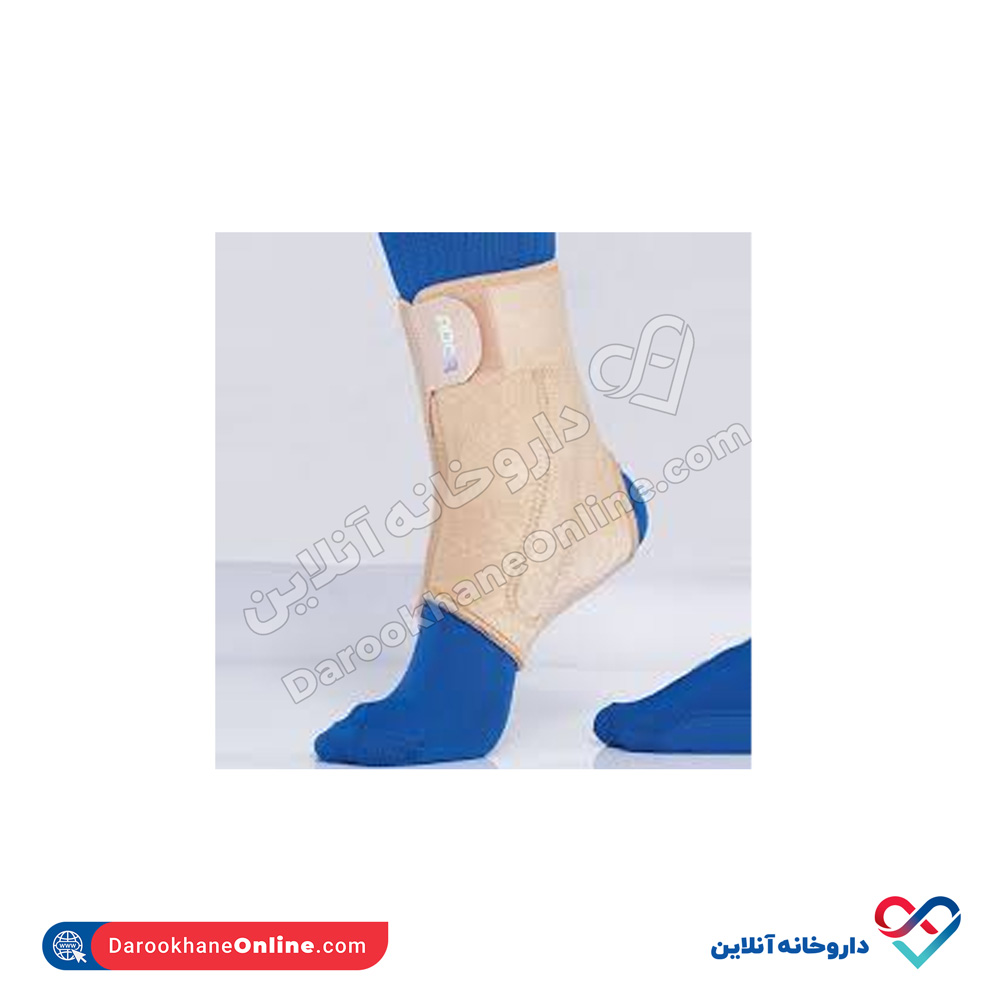 Ador-open-spring-neoprene-ankle.jpg قوزک بند نئوپرنی فنردار جلو باز آدور - Image 1
