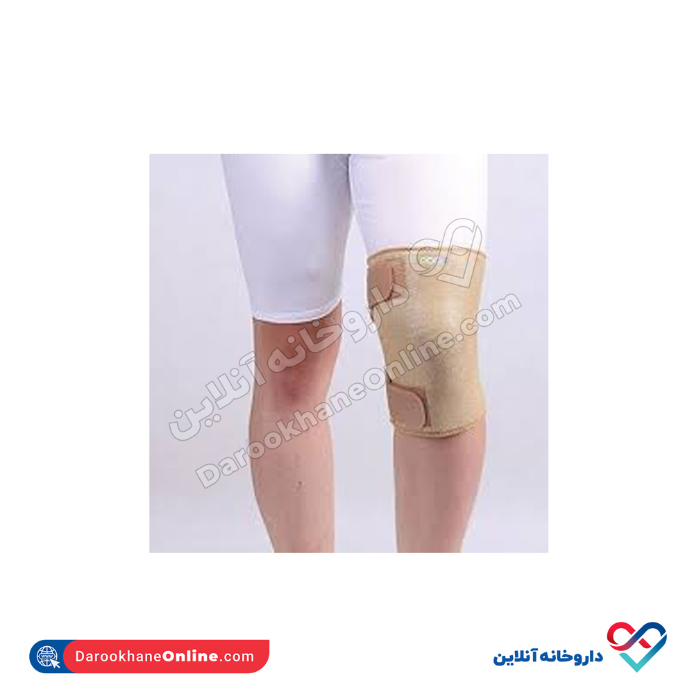 ador-neoprene-knee-brace-with-closed-patella.jpg زانو بند نئوپرنی با کشکک بسته آدور - Image 1