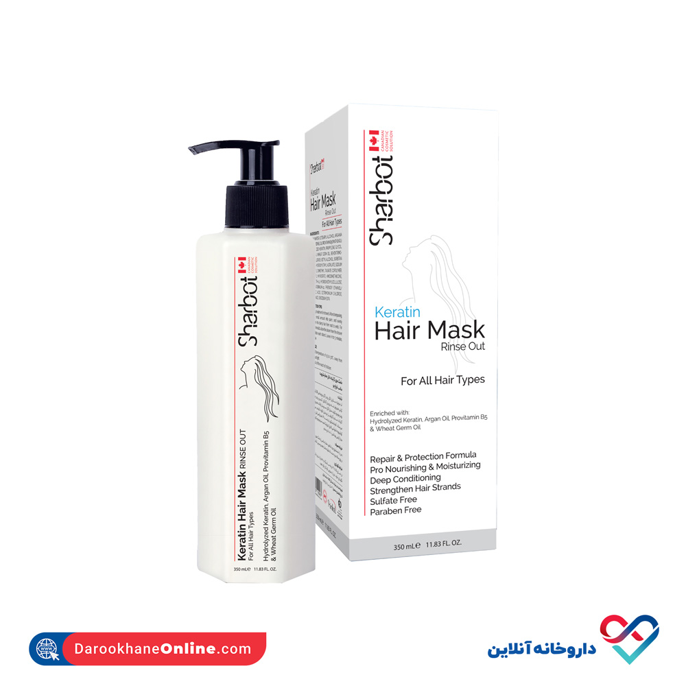 sharbot-keratin-hair-mask-4.jpg ماسک مو کراتین داخل حمام انواع مو شاربوت 350میل - Image 1