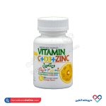 قرص جویدنی ویتامین C ، D3 و زینک تارا 30عددی