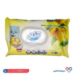 دستمال مرطوب معطر دست و صورت و بدن تنو 60 عدد