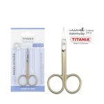 قیچی کوتیکول و ابرو باریک طلایی زولینگن 1050/3 جی اچ تیتانیا