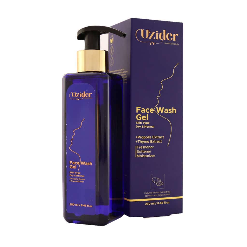 Uzider-Face-Wash-Gel-For-Dry-And-Normal-Skin.jpg مرطوب کننده و آبرسان کلاژن آردن پوست نرمال 50 گرمی - Image 1