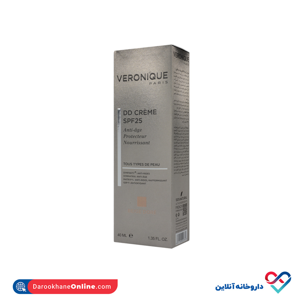 dd-cream-spf-25-veronique-1.jpg دی دی کرم رنگی spf 25 ورونیک 40 میل - Image 1