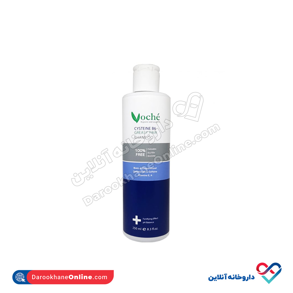 voche-dry.jpg شامپو تقویت کننده موی خشک و نرمال وچه 250 میل - Image 2
