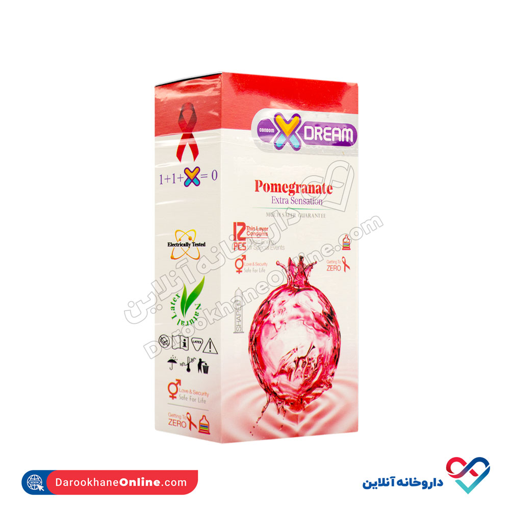 xdream-pomegranate-2.jpg کاندوم تنگ کننده انار سیکس 12 عددی - Image 3