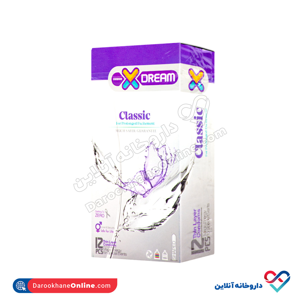 xdream-classic-condom-1.jpg کاندوم کلاسیک ایکس دریم 12 عددی - Image 1