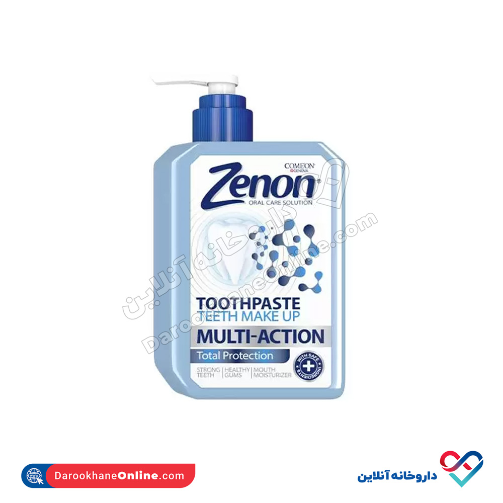 Zenon-Multi-Action-Toothpaste.jpg خمیر دندان مولتی اکشن توتال پروتکشن زنون 230 میل - Image 1