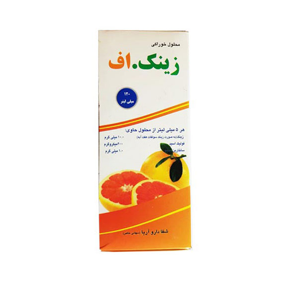 -زینک-اف-شفا-دارو-آریا ترمیم کننده موی رنگ شده سینره 100 میل - Image 1