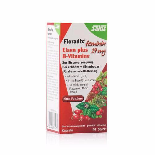 -و-ویتامین-ب-فلورادیکس کپسول آهن و ویتامین ب فلورادیکس 40 عدد - Image 1