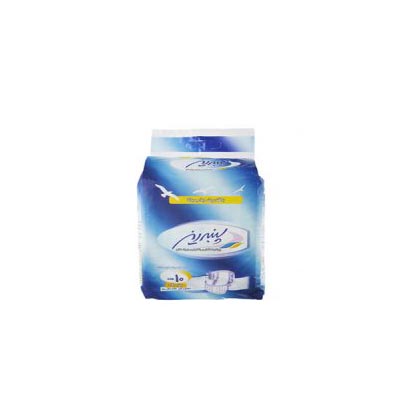 -پنبه-ریز-سایز-بزرگ پوشک بزرگسال پنبه ریز سایز بزرگ 10 عددی - Image 1