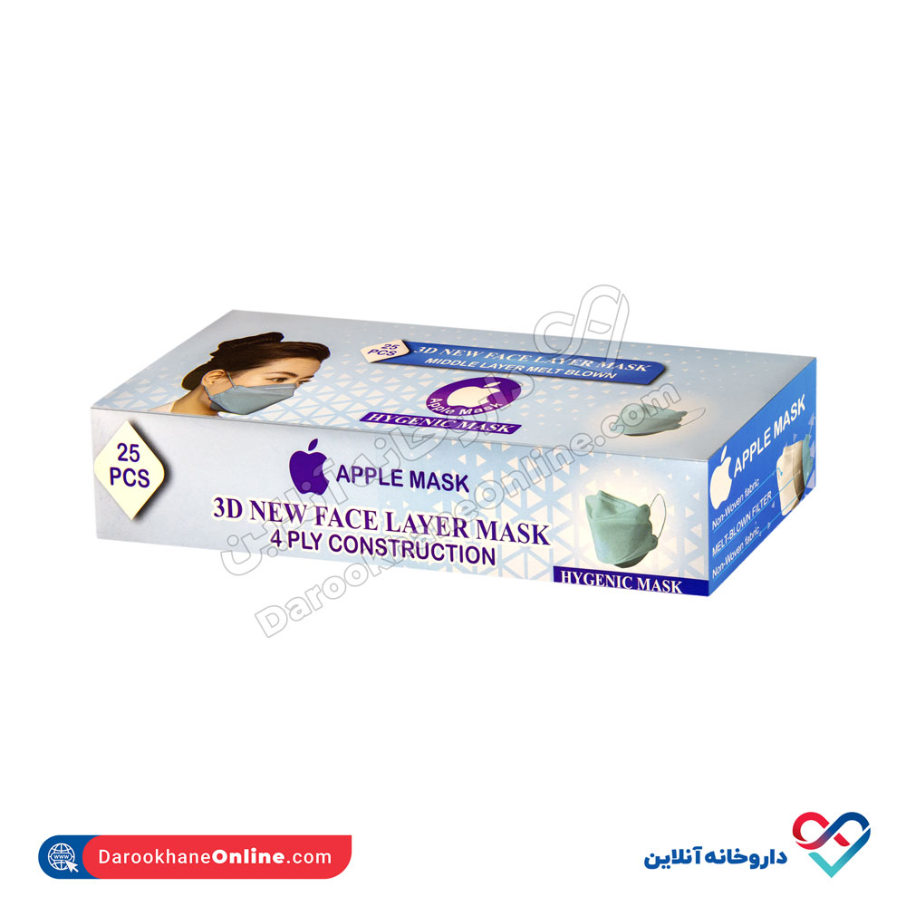 322 ماسک سه بعدی 4 لایه KF94 - Image 1