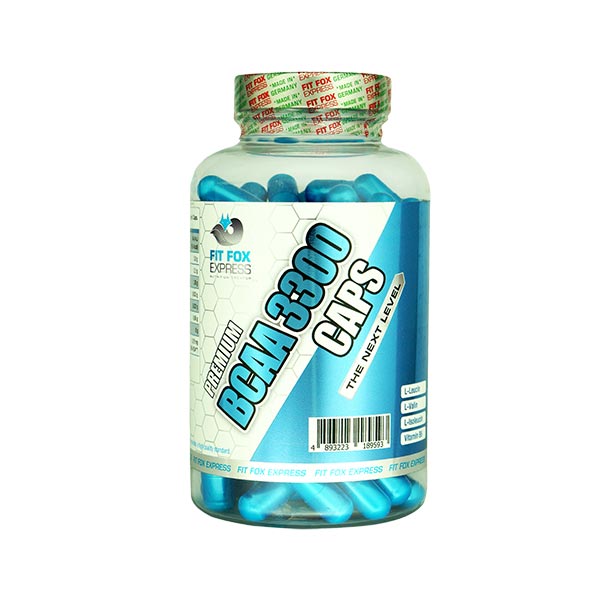 BCAA330012 کپسول بی سی ای ای 3300 فیت فاکس 120 عدد - Image 1