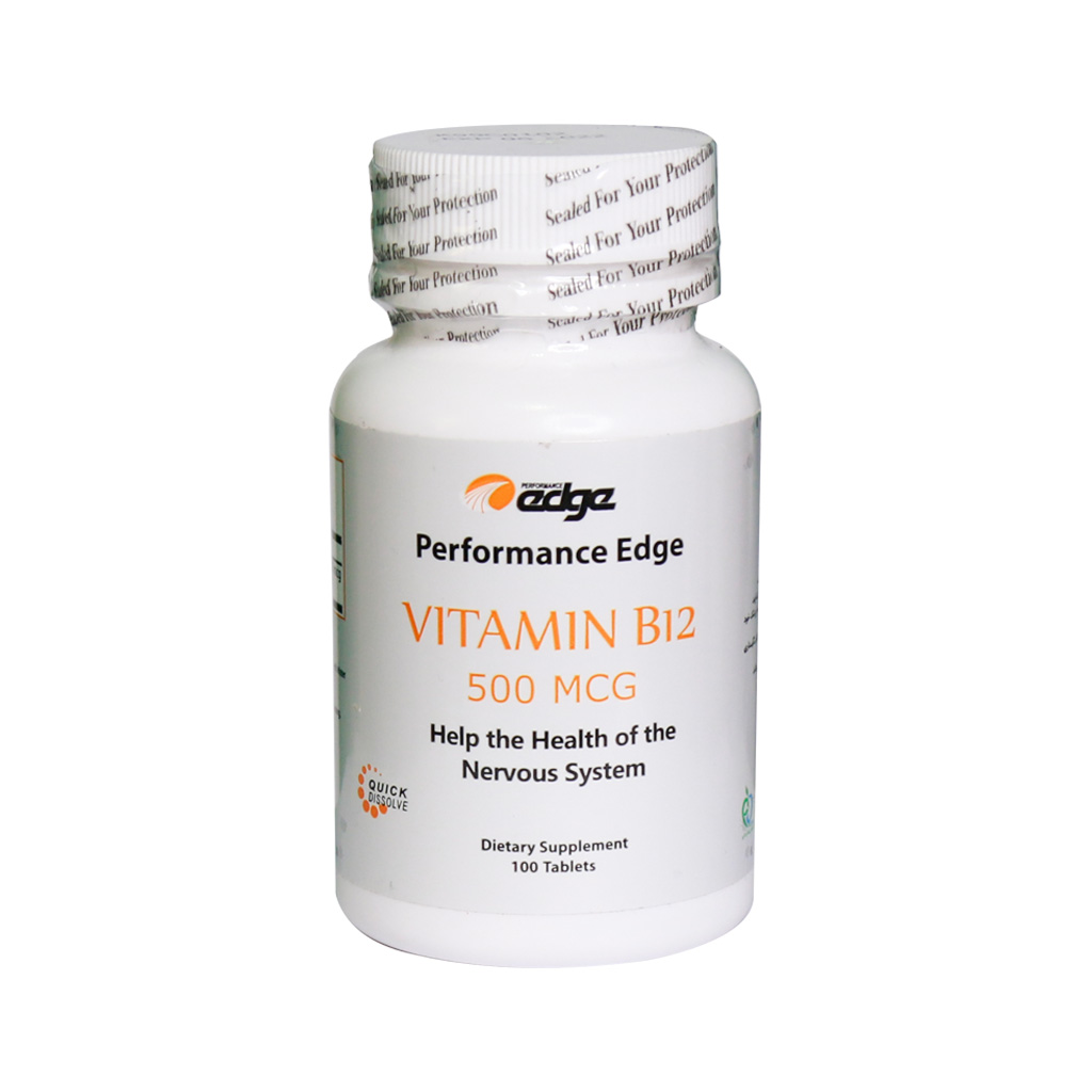 Performance-Edge-Vitamin-B12-500-Mcg-100-Tablets قرص ب 12 پرفرمنس اج 100عددی - Image 1