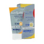 کرم ضد آفتاب آقایان spf40 بی رنگ سان سیف 50 میل - Image 3