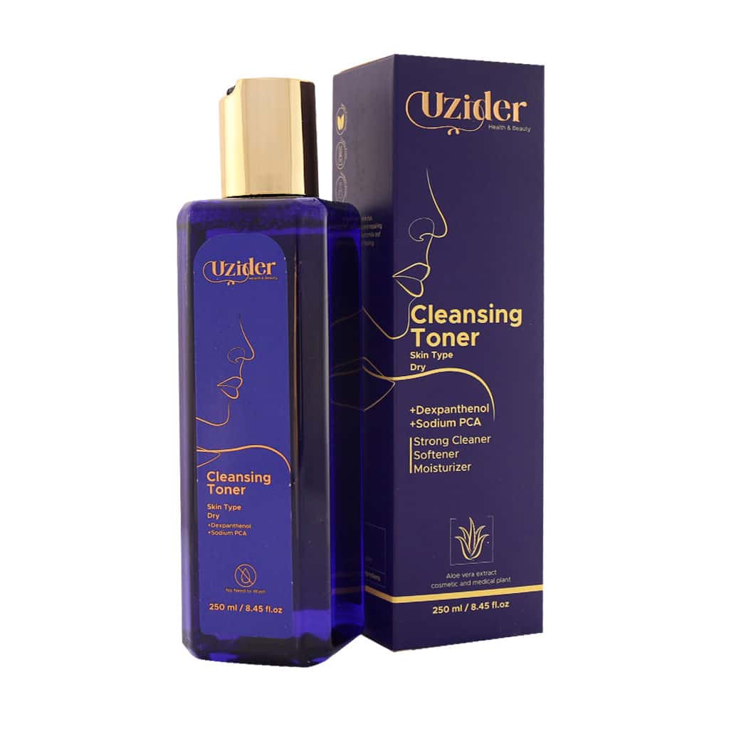 Uzider-Cleansing-Toner تونر مناسب پوست های خشک یوزیدر ۲۵۰ میل - Image 1