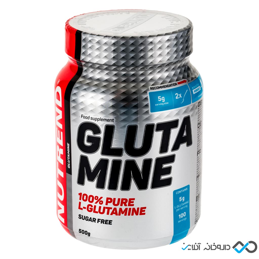 darookhaneonline-Nutrend-Glutamine-Powder-500-gr پودر گلوتامین ناترند - Image 1