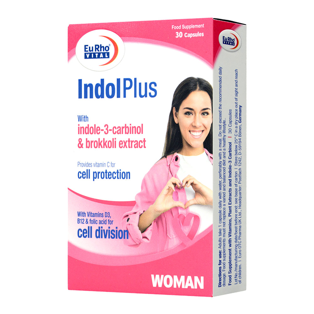 eurhovital-indol-plus-30-capsules-1 کپسول ایندول پلاس یوروویتال 30 عددی - Image 1