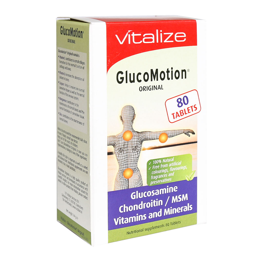 glucomotion قرص گلوکوموشن اوریجینال ویتالایز 80 عددی - Image 1